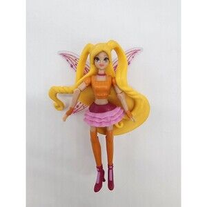 Winx club believix collection Stella Figure pink yellow 3.75 in